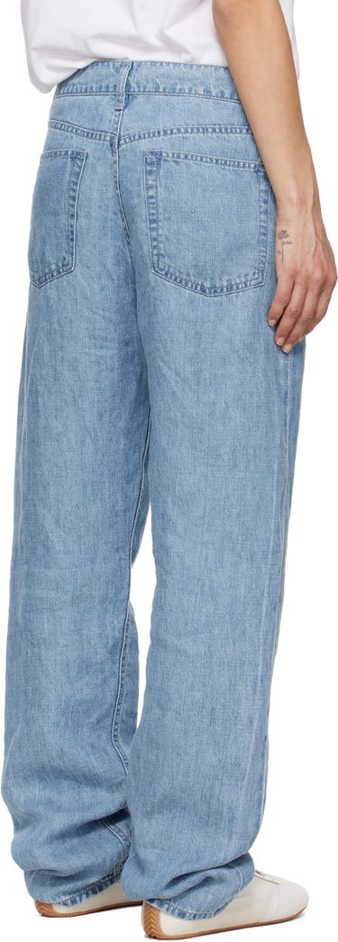 Дънки The Row The Row Tarley Wide Leg Jeans Синьо | 8766-W3654, 2