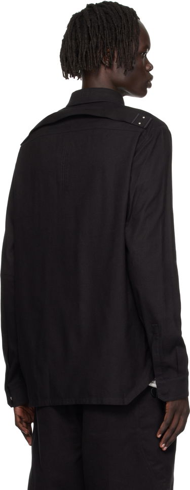 Риза Rick Owens Rick Owens Concordians Fogpocket Shirt Черно | RU02E1237 FLW, 2