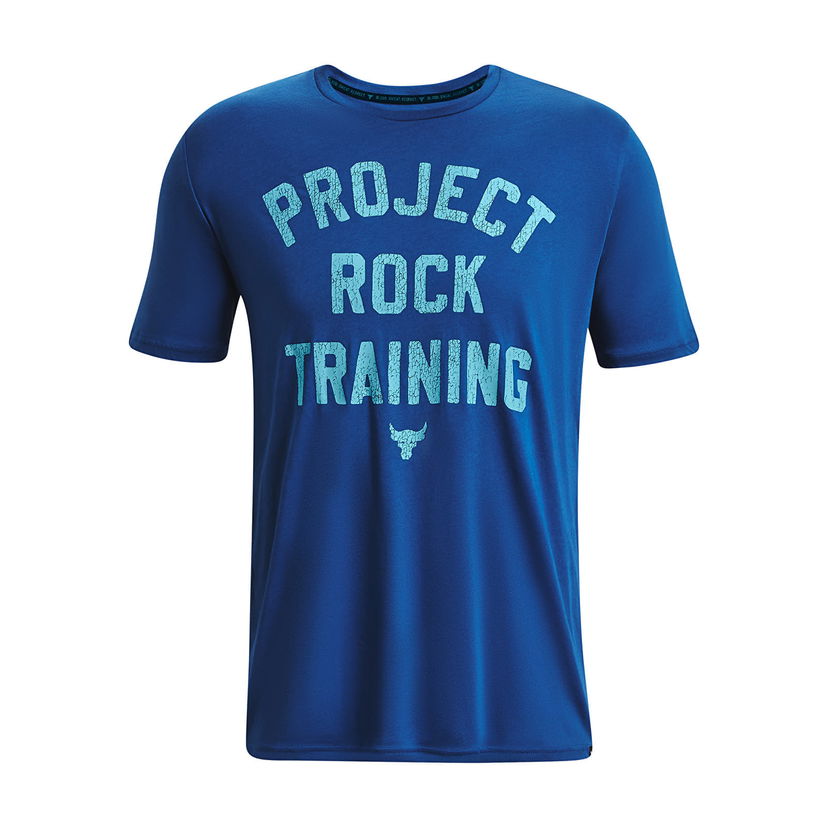 Тениска Under Armour Project Rock Training Ss Blue Синьо | 1376891-471