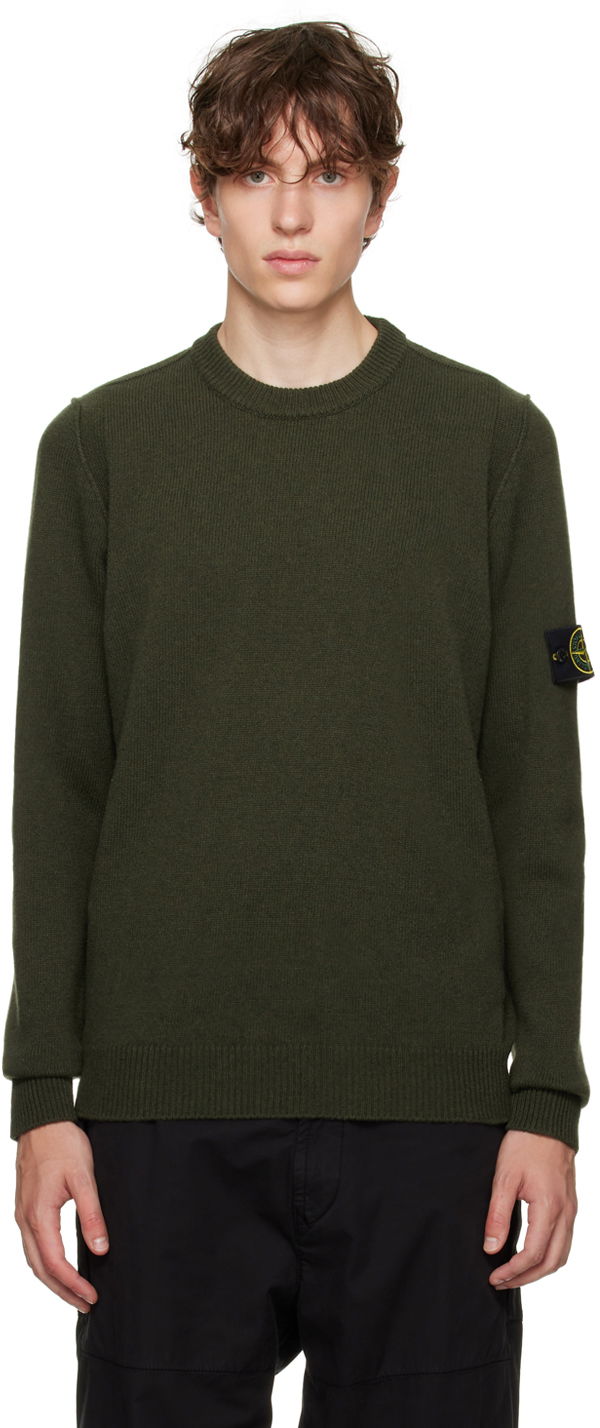 Пуловер Stone Island Crewneck Зелено | 7915508A3, 0