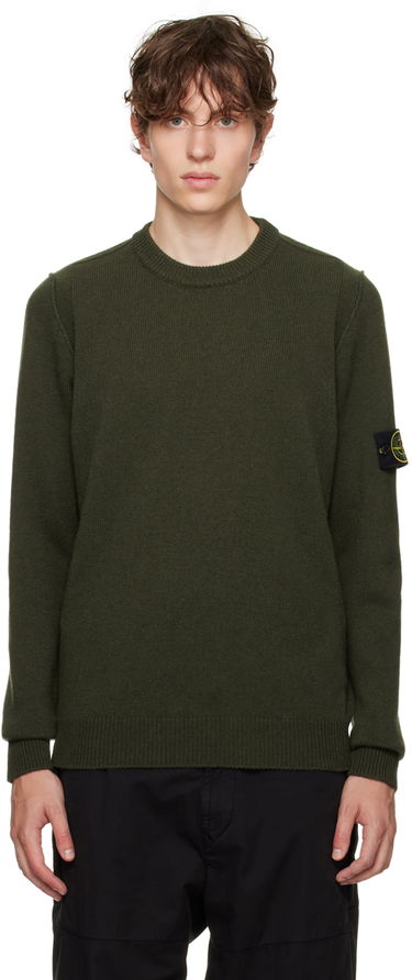 Пуловер Stone Island Crewneck Зелено | 7915508A3, 0