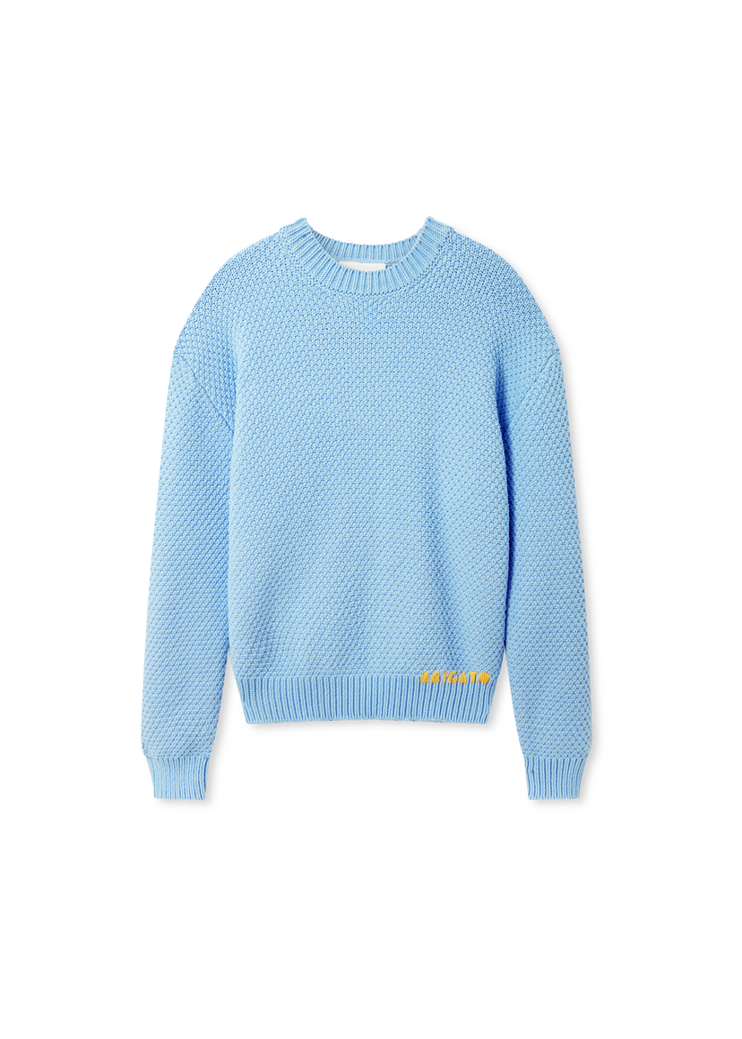 Пуловер AXEL ARIGATO Block Knit Crew Neck Sweater Синьо | A3331002