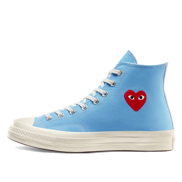 Кецове и обувки Converse Comme des Garçons PLAY x Chuck Taylor All-Star 70s Hi Синьо | 168300C, 3