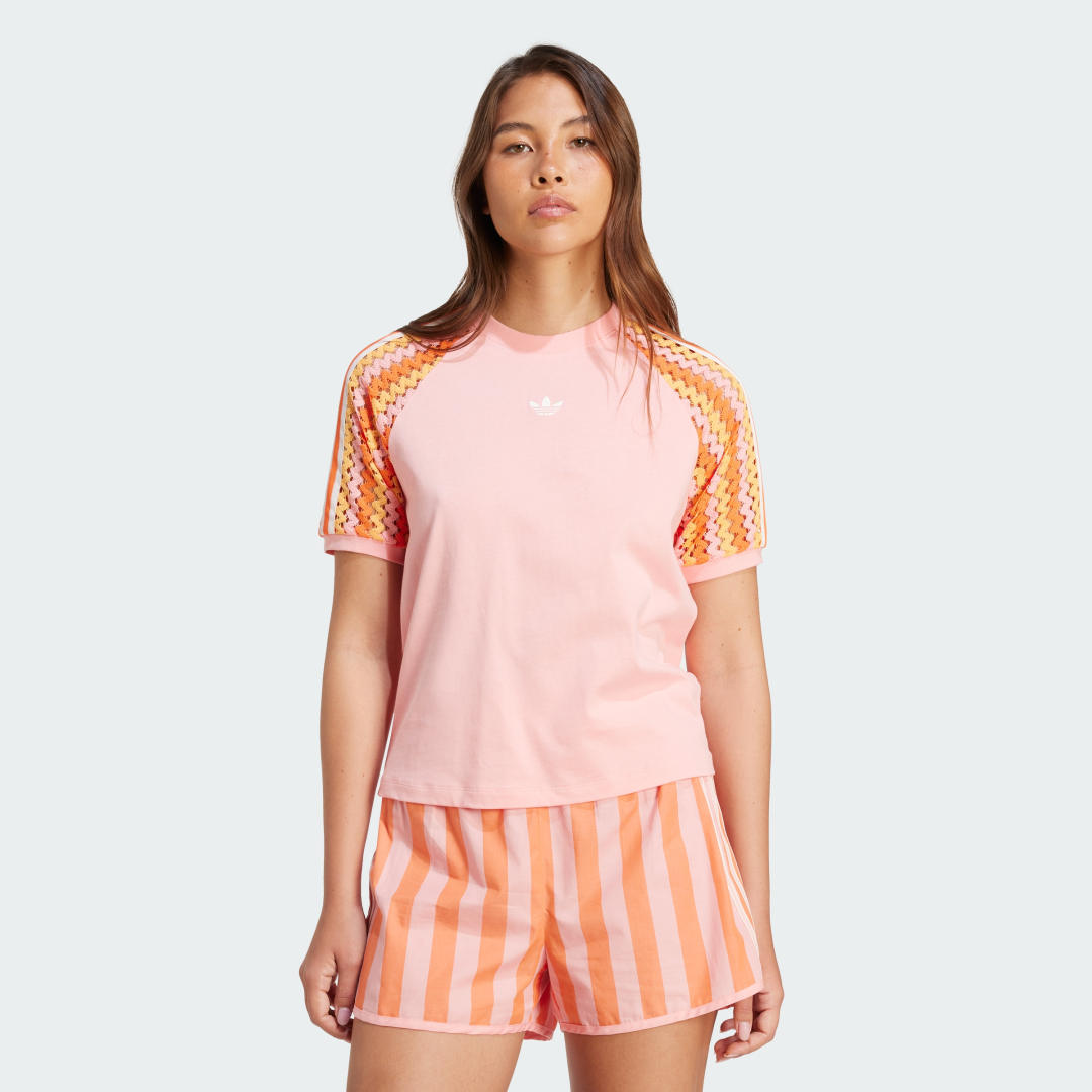 Тениска adidas Originals adidas Originals Summer Glow Cali T-Shirt Розово | KC0769, 0