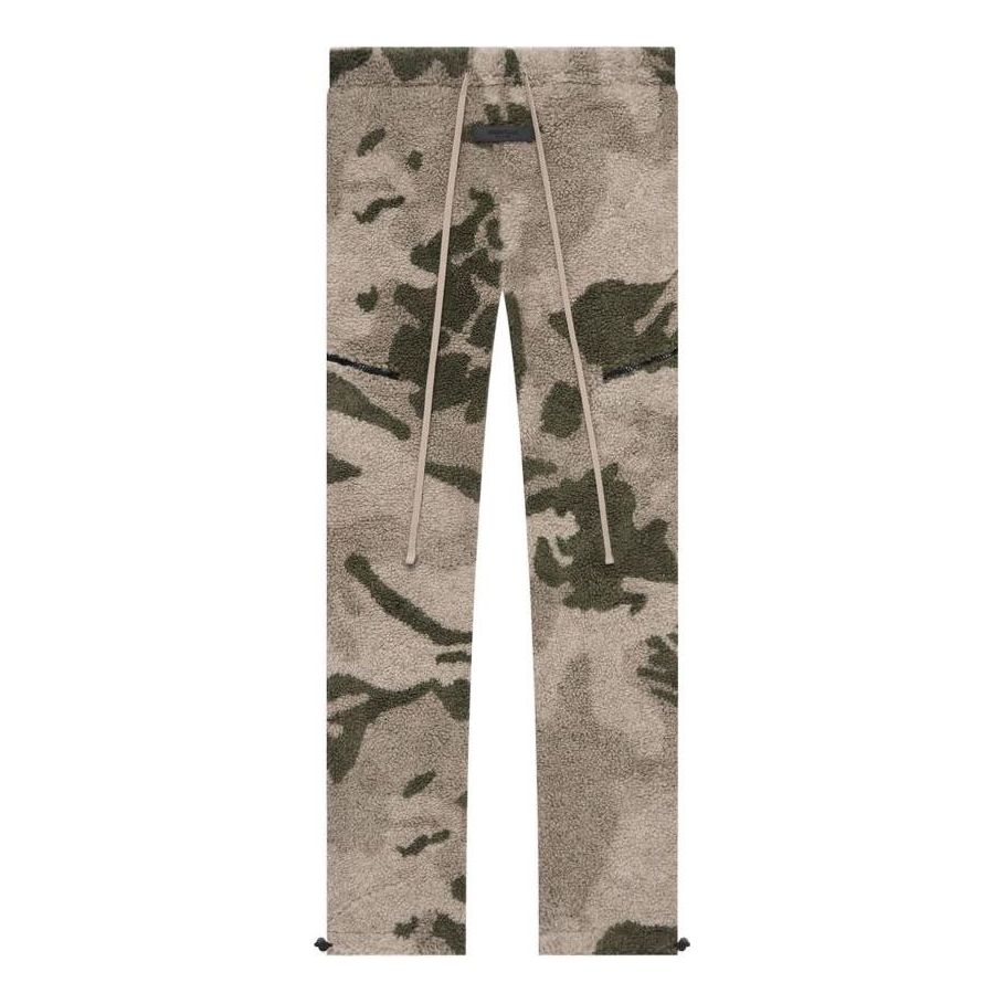 Спортни панталони Fear of God Essentials Polar Fleece Camo Pants Зелено | FOG-SS22-099, 0
