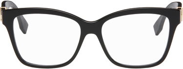 Слънчеви очила FENDI FF Diamonds Rectangular Frame Glasses Черно | FE50117I@55001 192337204067, 0