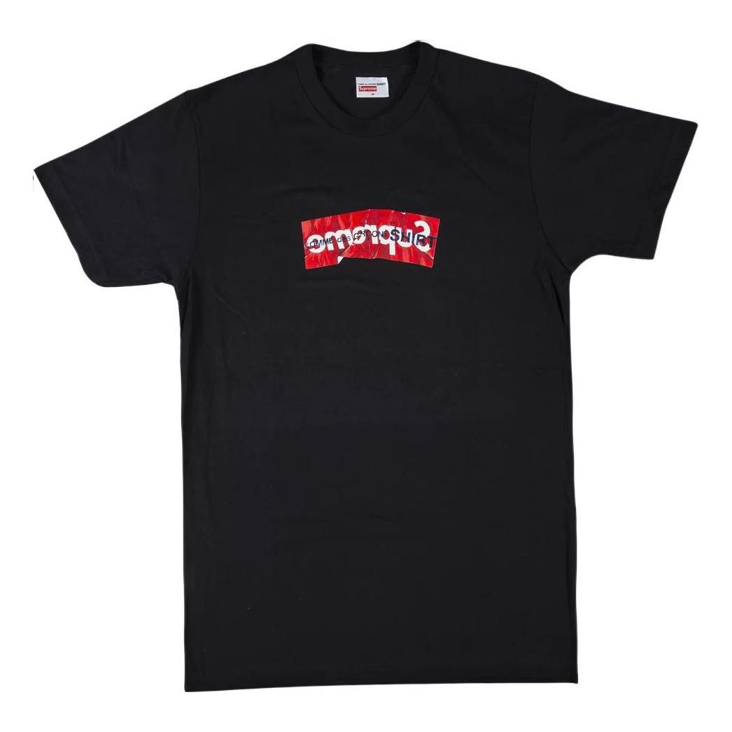 Тениска Supreme Supreme x COMME des GARCONS Box Logo T-Shirt Черно | SS17T7, 0