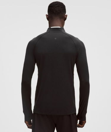 Пуловер lululemon Half-Zip Base Layer Wool-Blend Черно | prod20001495, 2