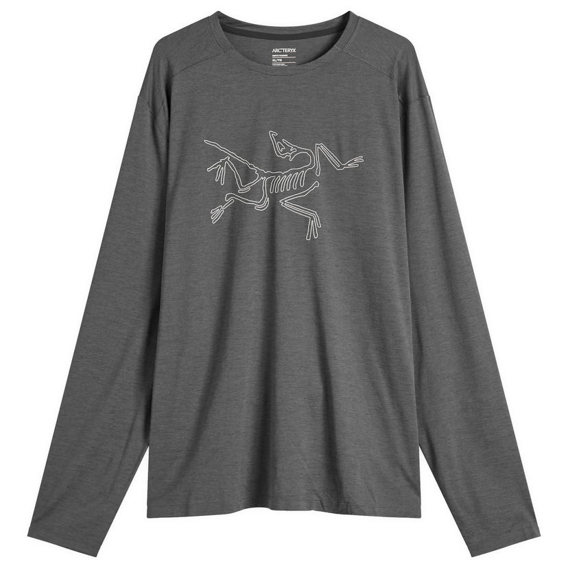 Тениска Arcteryx Cormac Logo Long Sleeve T-Shirt, Size X-Large Сиво | X000008452-021579
