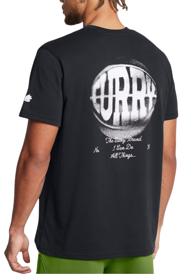 Тениска Under Armour Under Armour Curry HW Verbiage T-Shirt Черно | 1387110-001, 1