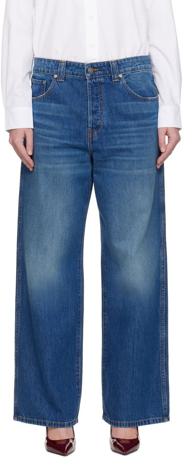 Дънки Khaite KHAITE Winslow Wide-Leg Jeans Синьо | 1164917021, 0