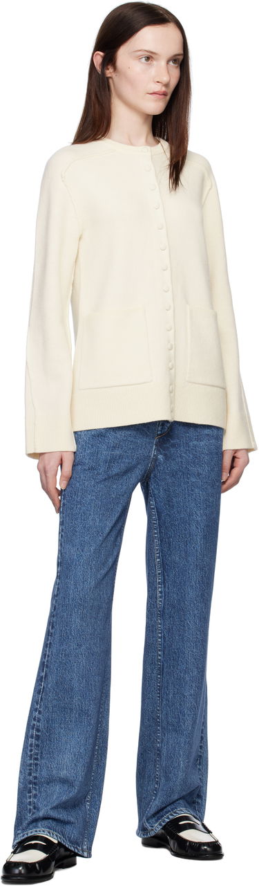 Дънки rag & bone Miramar Wide Leg Fleece Lounge Pants Синьо | WCW24H70058205, 3