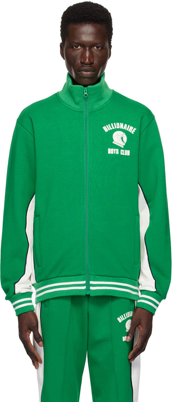 Яке BILLIONAIRE BOYS CLUB Billionaire Boys Club Paneled Track Jacket Зелено | B24237, 0