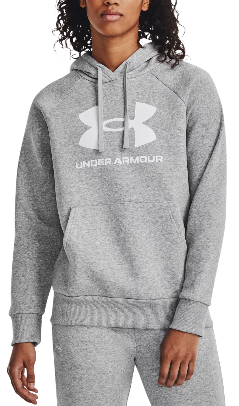 Суитчър Under Armour Rival Fleece Big Logo Hoodie Сиво | 1379501-012