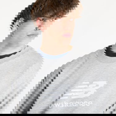 Суитчър New Balance Athletics Logo Sweatshirt Сиво | MT41500AG, 1