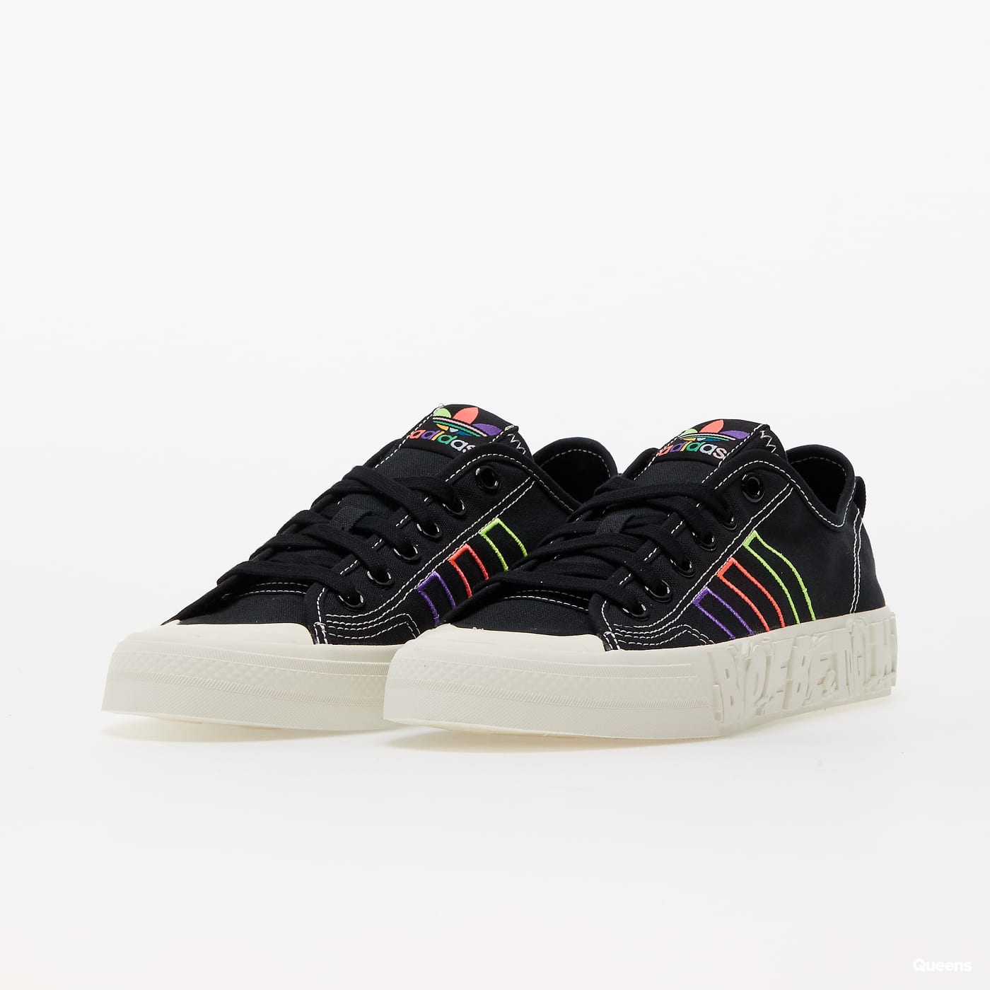 Кецове и обувки adidas Originals Nizza Pride Черно | GX6391, 1