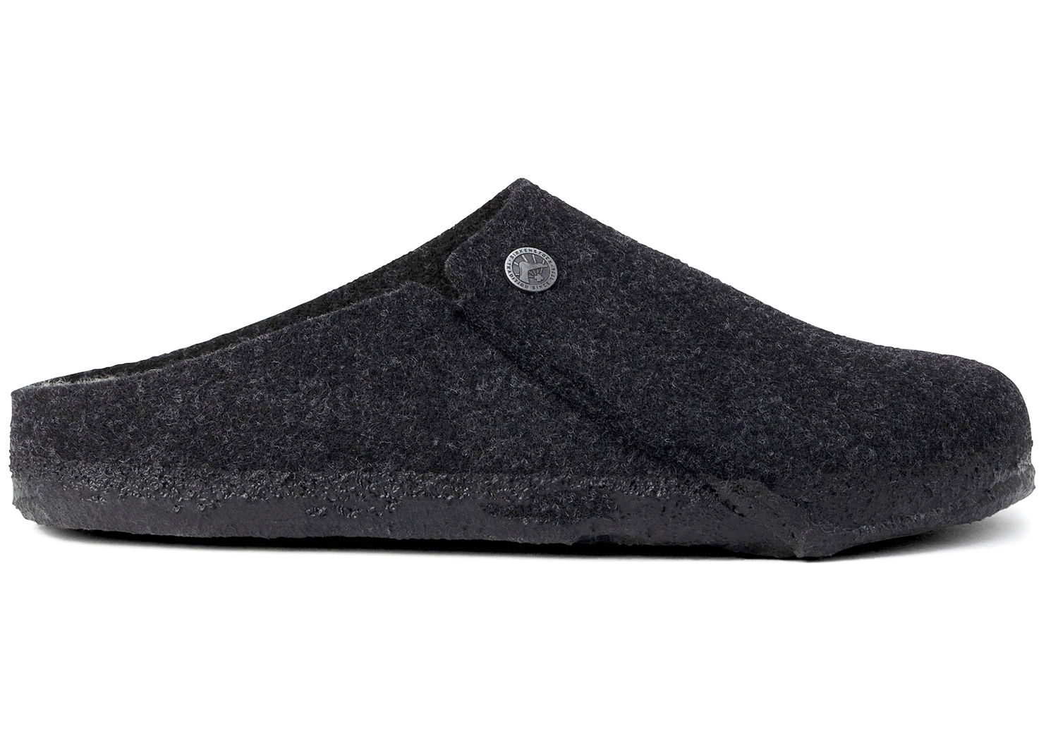 Кецове и обувки Birkenstock Zermatt Shearling Clog Wool Felt Anthracite Черно | 1015090/1015084, 0