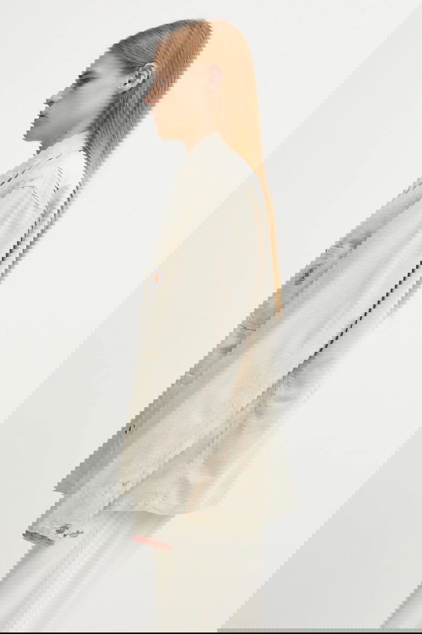 Яке Carhartt WIP Walter Linen Chore Jacket Бежово | I035552.502, 1