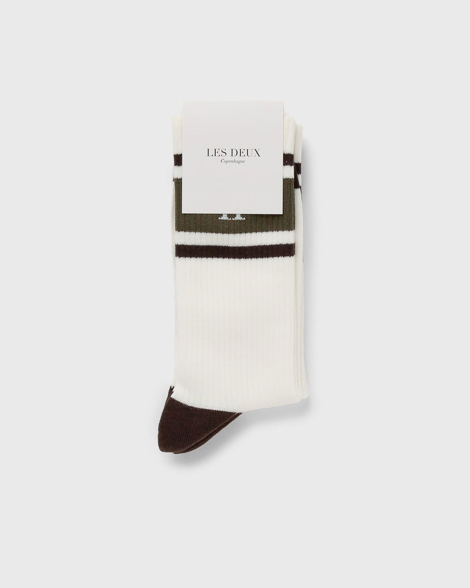 Чорапи Les Deux William Stripe 2-Pack Socks Бяло | LDM950006-241953, 0