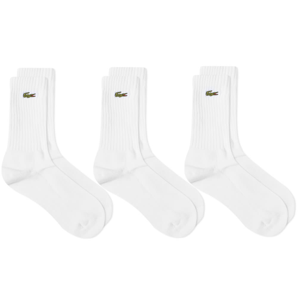 Чорапи Lacoste Classic Socks - 3 Pack Бяло | RA4182-Z92, 0