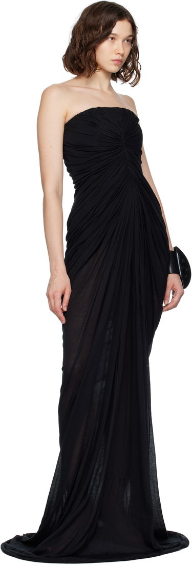 Pокля Rick Owens Rick Owens Concordians Bustier Unstable Maxi Dress Черно | RP02E4513 UC, 3