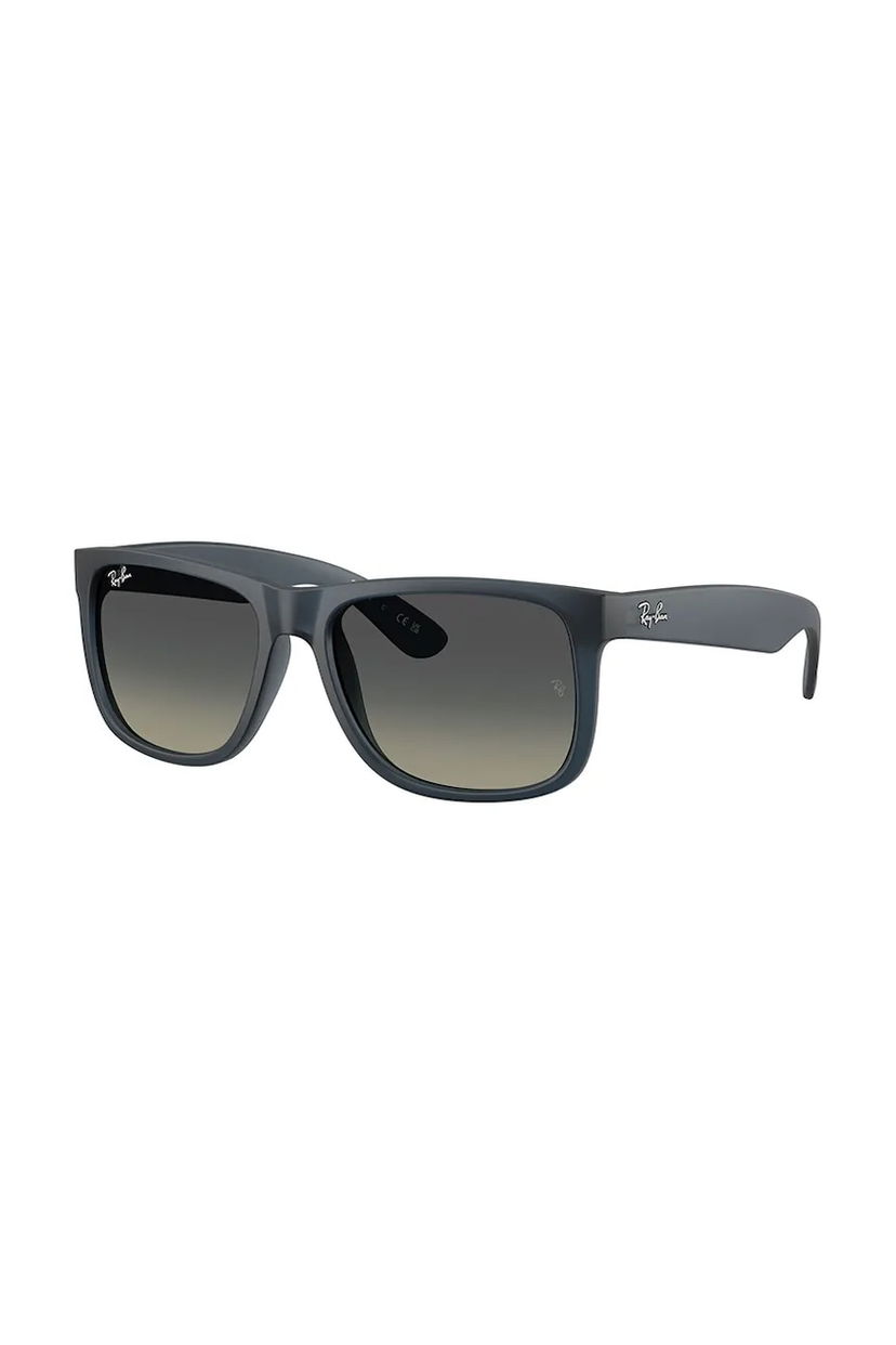 Слънчеви очила Ray-Ban JUSTIN Gradient Rectangular Frame Sunglasses Сиво | 0RB4165