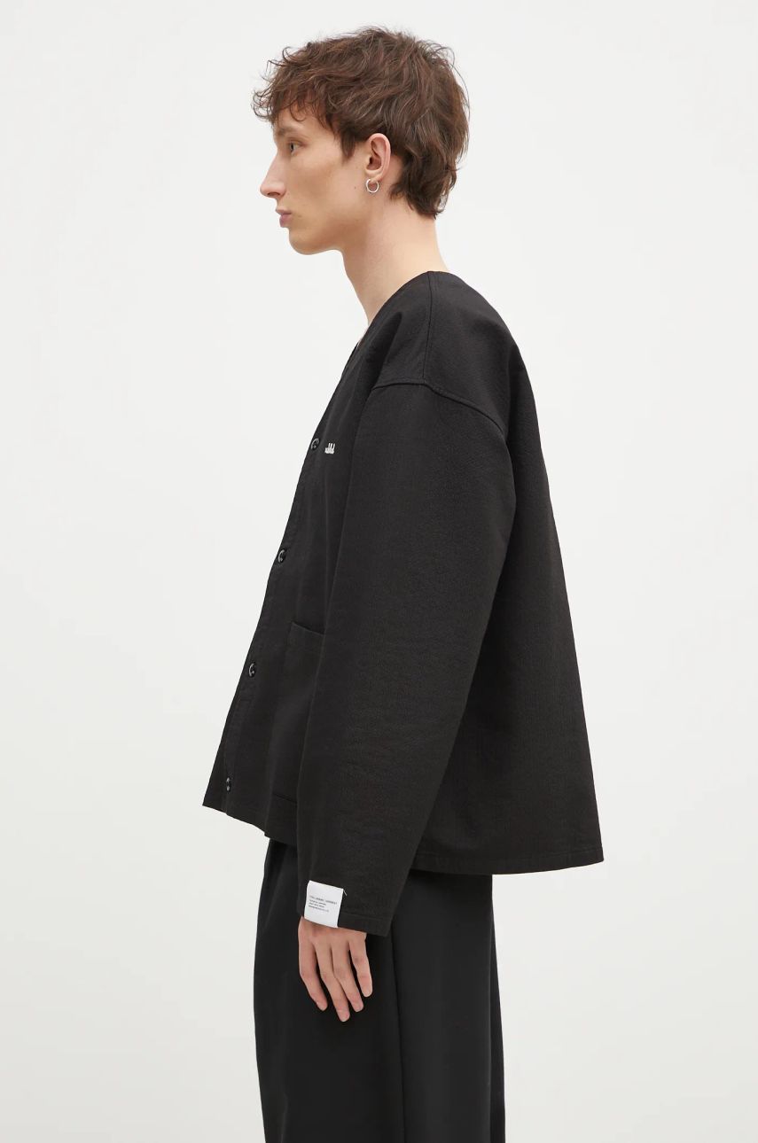 Пуловер Neighborhood NEIGHBORHOOD Regular Fit V-Neck Cardigan Черно | 242SPNH.SHM05, 1