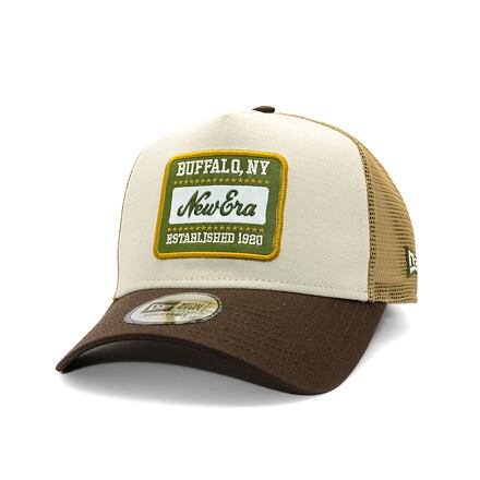 Шапка с козирка New Era New Era Patch Canvas 9FORTY Trucker Cap One Size (56-59 cm) Кафяво | 60603674, 0