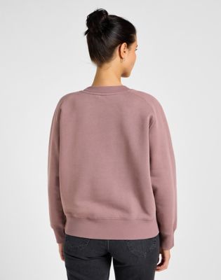 Пуловер Lee Crew Neck Sweatshirt Лилаво | 112355173, 0