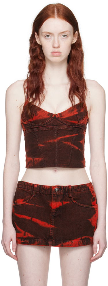Пола Miaou Miaou Kiko Denim Tank Top Червено | 7075RWDRED, 0