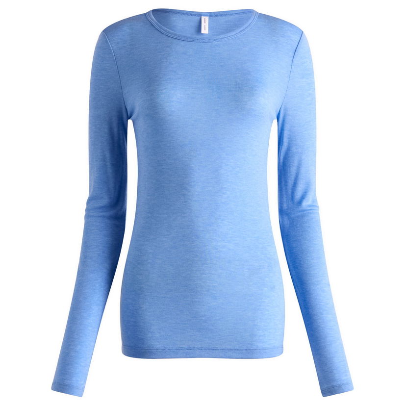 Тениска Samsoe Samsoe Samsøe Samsøe Sadou Long Sleeve T-Shirt Синьо | F10000014-164020TCX