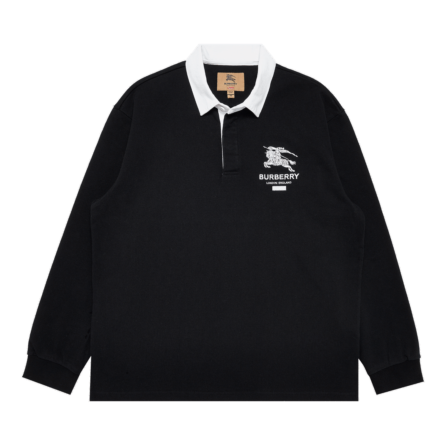Поло тениска Supreme Burberry x Rugby Черно | SS22KN12 BLACK, 0