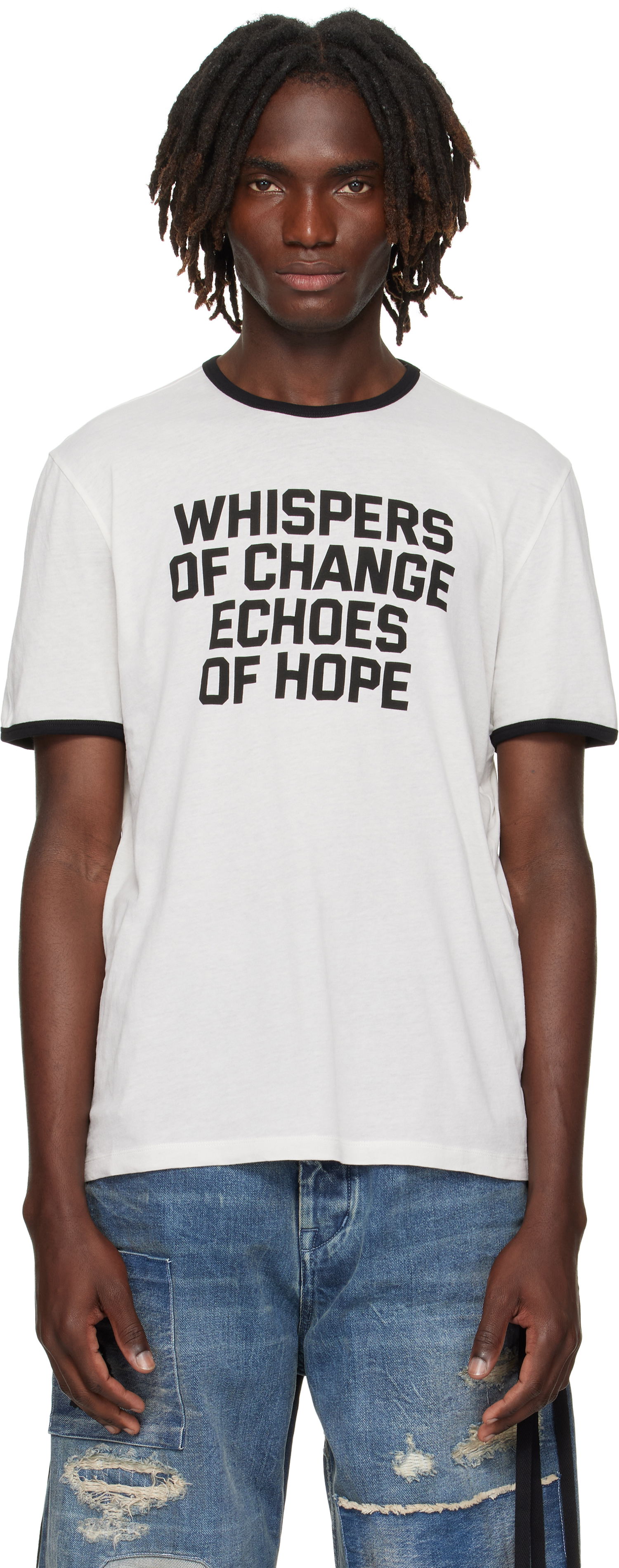 Тениска Ann Demeulemeester Ann Demeulemeester Save the Children Edition Aimar Standard T-Shirt Бяло | B0012876-FA206-003, 0