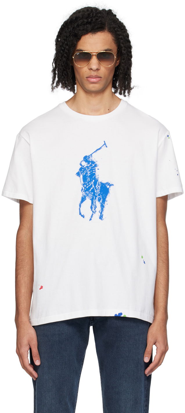 Тениска Polo by Ralph Lauren White Big Pony T-Shirt Бяло | 710936387001