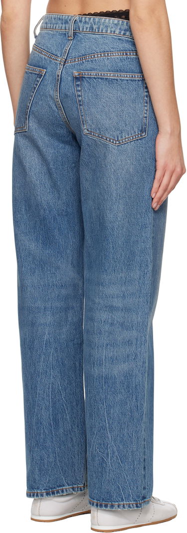 Дънки Alexander Wang Pre-Styled Denim Jeans Синьо | 4DC1254612, 2