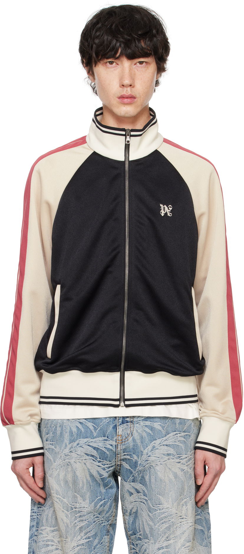 Комплект Palm Angels Monogram Track Jacket Червено | PMBD079F24FAB0011061