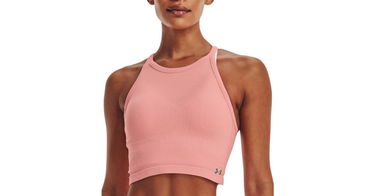 Съкратен топ Under Armour Rush Seamless Crop Top Розово | 1377597-603, 1