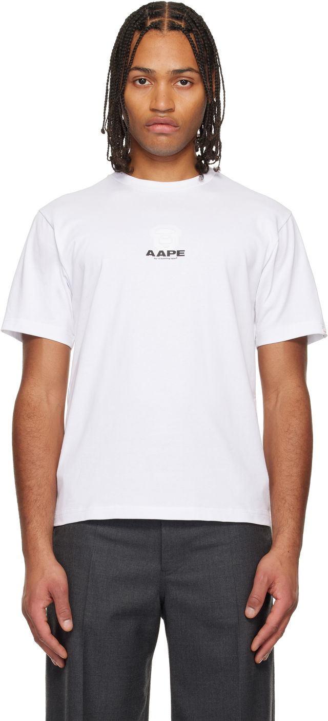 AAPE by A Bathing Ape Moonface Printed T-shirt