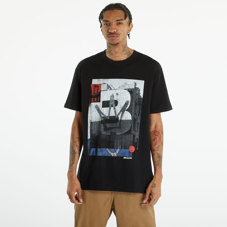 Тениска Urban Classics Brooklyn House Oversize Tee Черно | MT2114-00007, 0