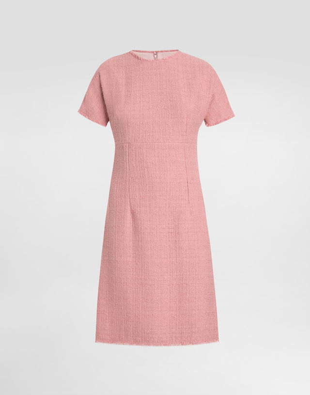 Dolce & Gabbana Raschel Tweed Midi Dress