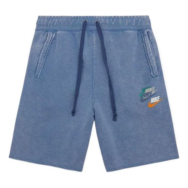 Къси панталони Nike Alphabet Logo Loose Fit Shorts Синьо | DV3315-410
