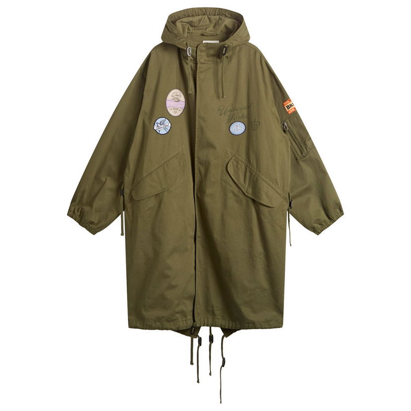 Парка Universal Works END. x Universal Works Shipp Inn Parka Jacket Зелено | P33102ND