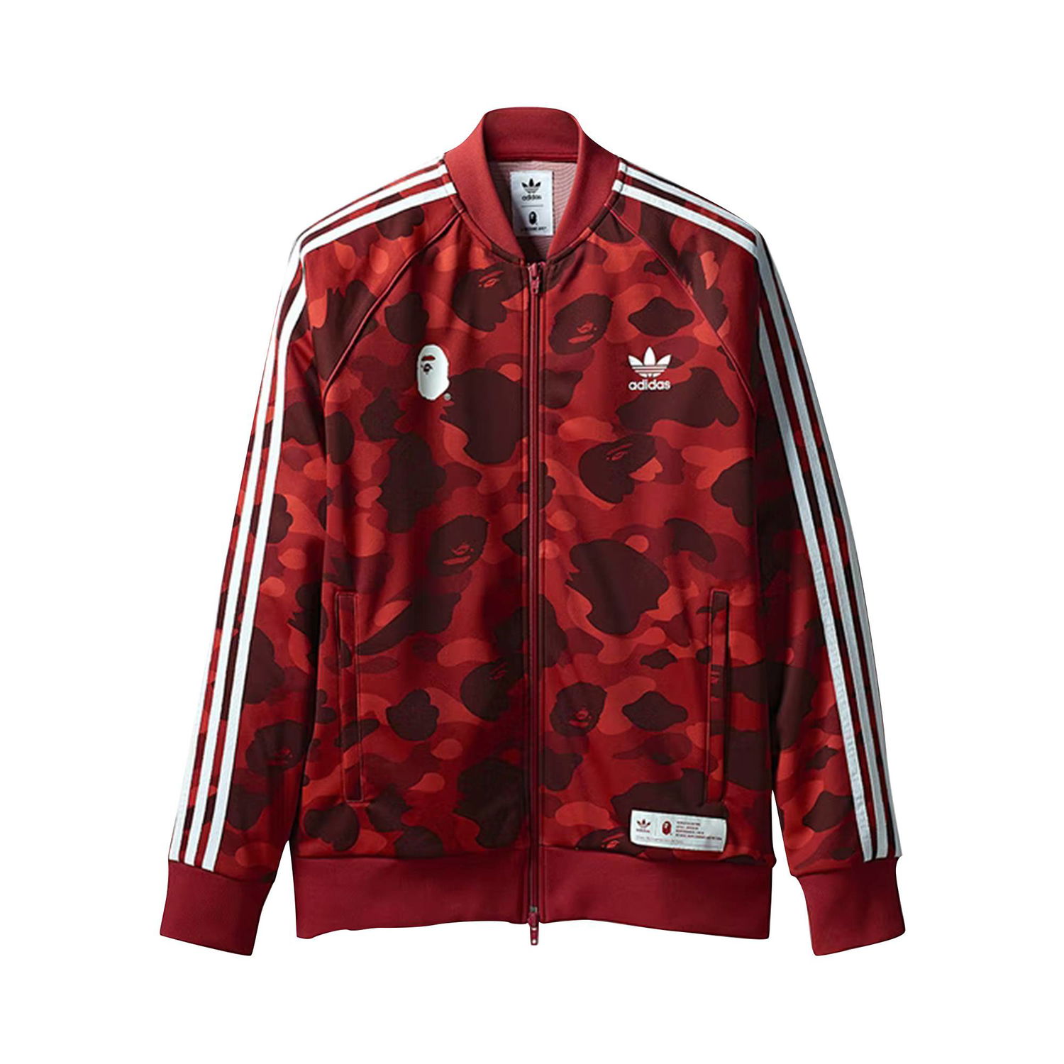 Ветровка adidas Originals BAPE adicolor Track Top Червено | DP0184, 1