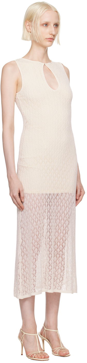 Pокля BEC + BRIDGE BEC + BRIDGE Aurora Keyhole Maxi Dress Бяло | W24-12244, 1