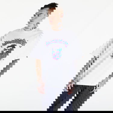 Тениска BAPE A BATHING APE Mad Flame Ape Head Relaxed Fit Tee White Бяло | 001TEK301320M WHT, 0