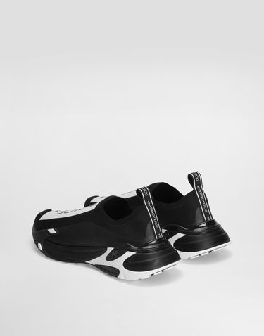 Кецове и обувки Dolce & Gabbana Sorrento In Stretch Mesh With Logo Черно | CS2172AH4148S597, 2