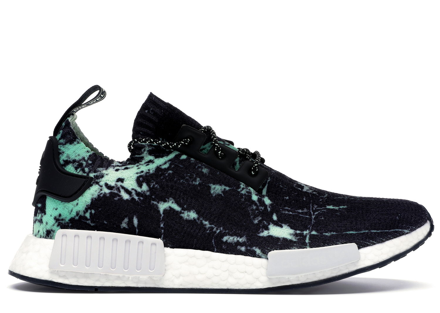 Кецове и обувки adidas Originals NMD R1 Marble Aero Green Черно | BB7996, 0
