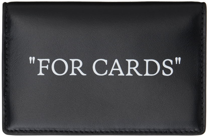 Портфейл Off-White Black Bookish Wallet Черно | OMND088C99LEA0011001