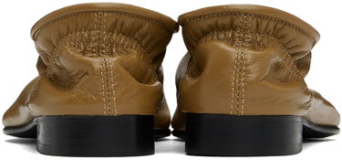 Кецове и обувки BY FAR Leather Square Toe Loafers Кафяво | MWFHC055LL002BR044PL, 1