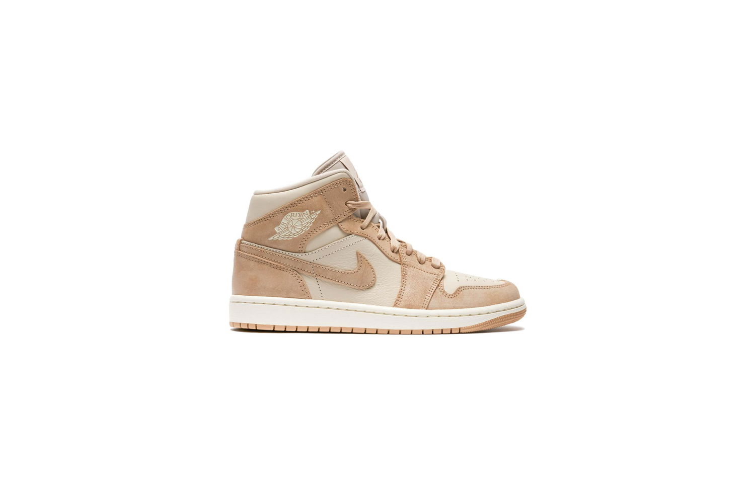 Кецове и обувки Jordan Air Jordan WMNS 1 MID SE Бежово | FJ3448-200, 0